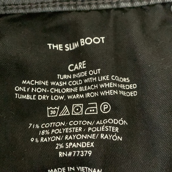 Ann Taylor Gray Slim Boot Jean - Picture 12 of 12